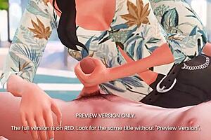 courtside passion - 3d hentai - preview version... oh man, it's so naughty!