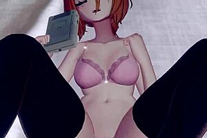 Roleplay With Cute Anime Girl Playing Games