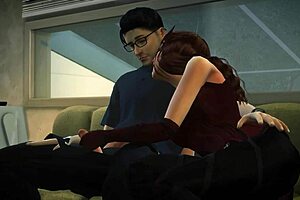 3D adult entertainment with a love story starring Jean Grey and Black Widow