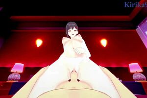 kobeni screams, 'fuck me, makima!' in chainsaw man