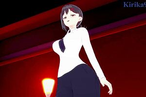 kobeni screams, 'fuck me, makima!' in chainsaw man