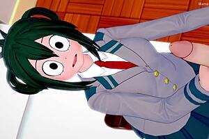 Froppy En Su Uniforme Escolar Visita La Enfermería Para Correr Unas Pajas Versión Adulta