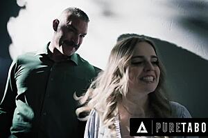 Charles Dera and Codi Vore check on Coco Lovelock's VR birthday gift.