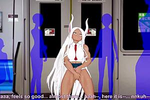 Usagi Yamurumi Cosplayer Boldly Masturbates In Crowded Train Hentai