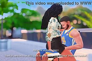 courtside passion - 3d hentai - preview version... oh man, it's so naughty!