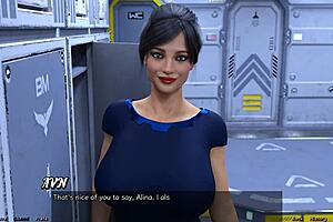 stranded in space, big tits milf wants to talk