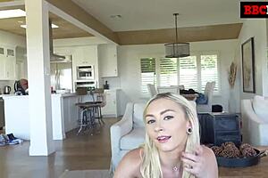 Skinny slut gets stuffed by BBCs over and over