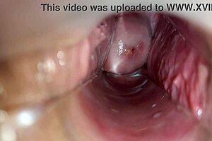 Orgasm Inside Tight Vagina in Close-Up