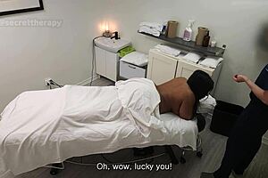 Jessica, That Thick Black Student, Loved My Special Massage!