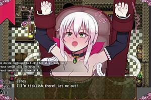 i watch the cute petite girl cum on big cock in hentai game