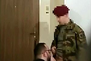 straight military recruit gets seduced in underwear
