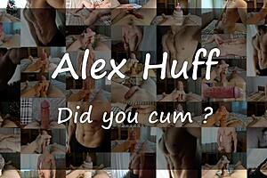 hot guy invites you to jump on his big dick, moaning through cumming and strong orgasm.