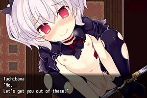 Anime blowjob and bondage in Night Tail part 4