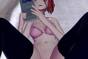 Roleplay With Cute Anime Girl Playing Games