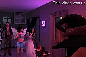 Jozie Dark Teases In Halloween Costume!