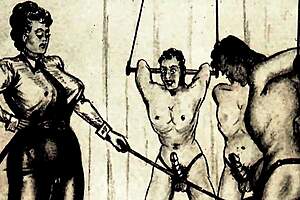 vintage erotic drawings bring retro charm to life