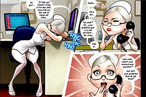 Night nurse adventures in cartoon comics