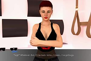 Adult visual novel with erotic content and big tits