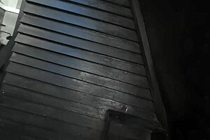 Intruder Offers Dick in Bungalow