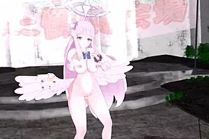 Mika's Intriguing 3D Cartoon Anime Adventure