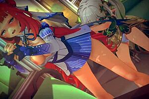 Nilou Bends Over in Doggystyle Motion!