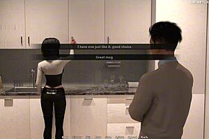 3D game of hot milf and monster cock fucking