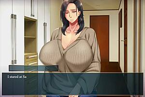 Kanojo no okaa-san ep4 in the changeroom with the milf