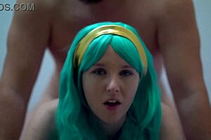 Blue Eyed Girl Getting Creamed