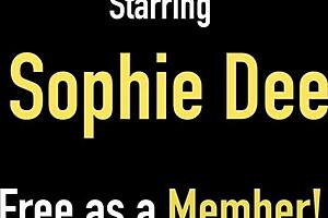 Brunette Sophie Dee Has Taken That Dildo Deep Down Her Throat