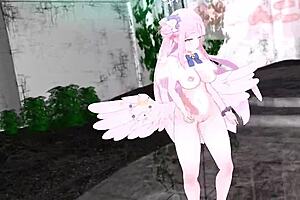 Mika's Intriguing 3D Cartoon Anime Adventure