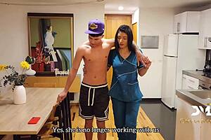 free video of physiotherapist salome gil subtly receiving cum in her mouth during self blowjob with danner mendez