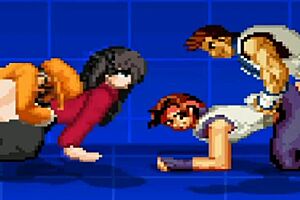 yuri and rin in an anime game