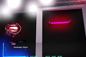 Hot Black Haired Babe Creampied in 3D Game