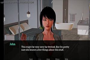 Adult animated walkthrough of the erotic visual novel 'My new family 205'