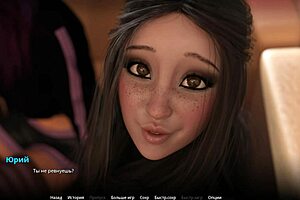 3D animated porn: Big nipples and black ass fucking in anime style
