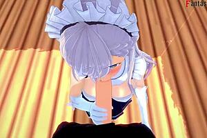 Belfast Says, Come To Lunch And Fuck Me! Watch Full Azurlane Movie And POV On Sheer Fantasyking3