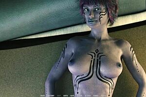 my hot teen 18+ pussy is so wet for me, but this surprise in the 3d anime hentai game turns me on even more