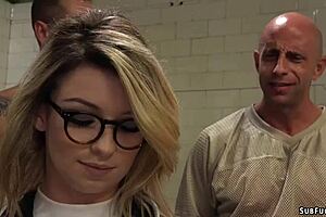 Oh, Journalist Gets DP Banged In Locker Room!