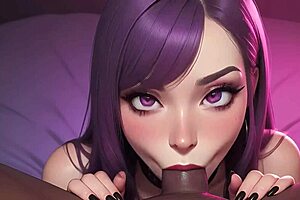 Petite gothic teen loves BBC and POV sex scenes