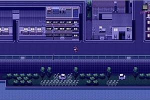 Night walk where she desires to be an exhibitionist