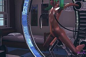 Smash into 3D Yaoi Femboy Ash on a Wild Sex Machine Ride