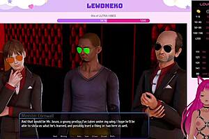 Vtuber Lewdneko Plays Harem Hotel Part 22, Featuring Blowjob And Vibrator Scenes