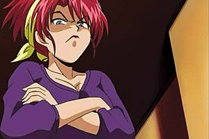 in this hentai, the pervert gets a teasing footjob from the chikan story