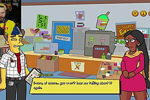 The Simpsons Game Burns Mansion Parody