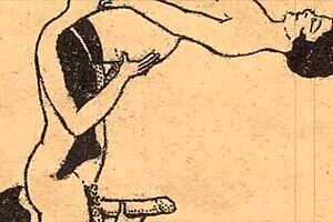 discover the alphabet in a naughty vintage comic