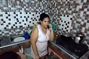 I call my neighbor for help and end up fucking his big dick