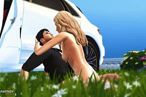 Mia hayes in porsche