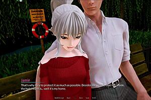 Beautiful women in an animated hotel of sin and pleasure