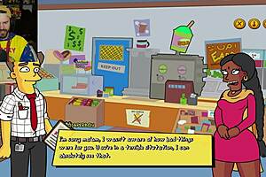 The Simpsons Game Burns Mansion Parody