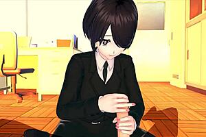 Female Boss Dominates Employee Training in Wild 3D Hentai 85 Asian Action